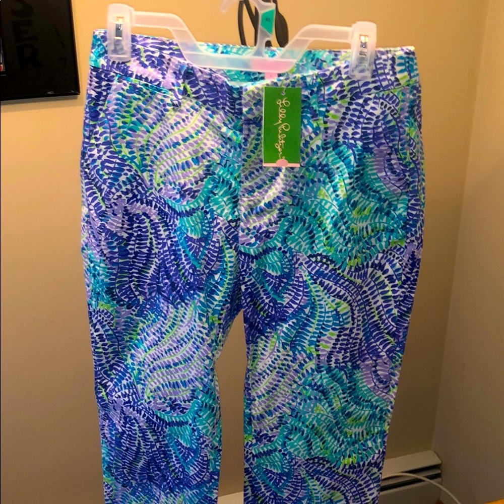 NWT Lily Pulitzer Printed Trouser Style Jean